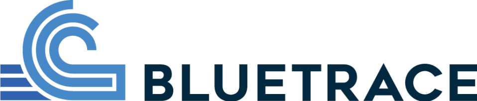 BlueTrace logo nameDark